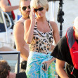 *PREMIUM-EXCLUSIVE* MUST CALL FOR PRICING BEFORE USAGE  - STRICTLY NOT AVAILABLE FOR ONLINE USAGE UNTIL 13:10 PM UK TIME ON 02/11/2022 - The Australian Actress Elizabeth Debecki donned her leopard printed swimsuit made famous from Diana's much-publicise