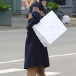 *EXCLUSIVE* Actress Meg Ryan is bundled up and all smiles during a cold windy day in NYC