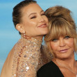 Actress Kate Hudson and Her Mother Goldie Hawn Take Over the Red Carpet at the Premier of the Film "Glass Onion" Held at the Academy Museum in Los Angeles