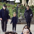 *EXCLUSIVE* WEB MUST CALL FOR PRICING  - 66-year-old American actor Mel Gibson pictured spending some quality time with his 32-year-old girlfriend Rosalind Ross and their child in Venice.
