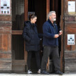 *EXCLUSIVE* WEB MUST CALL FOR PRICING  - 66-year-old American actor Mel Gibson pictured spending some quality time with his 32-year-old girlfriend Rosalind Ross and their child in Venice.