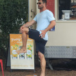 EXCLUSIVE: *NO DAILYMAIL ONLINE* Coffee Date! Chris Hemsworth And Elsa Pataky Step Out For A Barefoot Morning Coffee Date In Byron Bay, With The Couple Spotted Enjoying Some Time-off Together