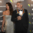 Amal, răvășitoare la brațul lui George Clooney, la un eveniment din Washington