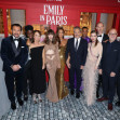 Actorii din Emily in Paris la premiera noului sezon/ Profimedia