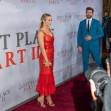 Emily Blunt and John Krasinski arrive to the World Premiere of " A Quite Place Part 2 " in New York City.