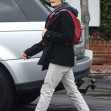*EXCLUSIVE* Jodie Foster and wife enjoy lunch at Mauro's cafe in West Hollywood