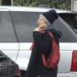 *EXCLUSIVE* Jodie Foster and wife enjoy lunch at Mauro's cafe in West Hollywood