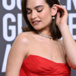 Lily James la Globurile de Aur 2023/ Profimedia