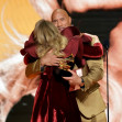 Dwayne Johnson și Adele la premiile Grammy 2023/ Profimedia