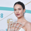 Lily James la premiile BAFTA 2023/ Profimedia