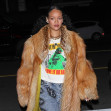 *PREMIUM-EXCLUSIVE* Singer Rihanna steps out for the first since confirming her 2nd pregnancy at the 2023 Super Bowl!