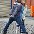 John Corbett and Sarah Jessica Parker at film set of the 'And Just Like That' TV Series