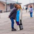 Sarah Jessica Parker and John Corbett Film Scenes for 'And Just Like That' at Coney Island Boardwalk in Brooklyn, New York.