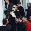 Paris Fashion Charlize Theron goes to Dior headquarters