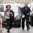 *PREMIUM-EXCLUSIVE* MUST CALL FOR PRICING BEFORE USAGE - 60-year-old English Actor Ralph Fiennes and fellow English Actress Francesca Annis are together again on a weekend trip in the eternal city of Rome. *PICTURES TAKEN ON THE 25/02/23*