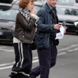 *PREMIUM-EXCLUSIVE* MUST CALL FOR PRICING BEFORE USAGE - 60-year-old English Actor Ralph Fiennes and fellow English Actress Francesca Annis are together again on a weekend trip in the eternal city of Rome. *PICTURES TAKEN ON THE 25/02/23*