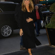 Jennifer Aniston looks great in black while out in New York