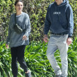 *EXCLUSIVE* Ashton Kutcher and Mila Kunis enjoy a walk around Bel Air together after returning from sweet spring break trip to Venice