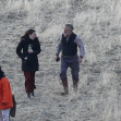 Alec Baldwin Films A Sunset Scene On The Set Of â€�Rustâ€™ In Montana