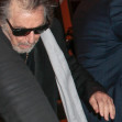 Al Pacino Marthe Keller leaving a private screening of Jeanne du Barry in Paris