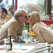 *STOCK IMAGES* *PICTURES TAKEN ON THE 15/10/2004* Kevin Costner and Christine Baumgartner on their honeymoon in Florence
