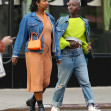 Lupita Nyong'o looks stylish without hair while out with a friend