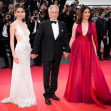 Catherine Zeta-Jones și Michael Douglas, însoțiți de fiica lor la ceremonia de deschidere a Festivalului de la Cannes. Tânăra de 20 de ani, superbă într-o rochie din dantelă