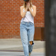 *EXCLUSIVE* Sienna Miller out for a stroll with a friend in NYC