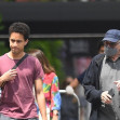 *EXCLUSIVE* Robert De Niro and his son Julian De Niro  stop for lunch at Via Carota in NYC  after recently announcing he is a dad again at age 79!