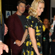 Scarlett Johansson and Colin Jost exit the "Asteroid City" premiere afterparty in NYC
