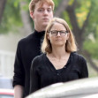EXCLUSIVE: Jodie Foster seen with her son Charles in the wake of both her parents recent passing