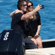 *EXCLUSIVE* The British actor Christian Bale was spotted on his holidays with his wife Sibi Blazic, their daughter Emmeline Bale, and their son Joseph during their sun-soaked family holiday in Mykonos.