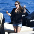 *EXCLUSIVE* The British actor Christian Bale was spotted on his holidays with his wife Sibi Blazic, their daughter Emmeline Bale, and their son Joseph during their sun-soaked family holiday in Mykonos.