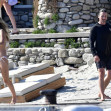 *EXCLUSIVE* The British actor Christian Bale was spotted on his holidays with his wife Sibi Blazic, their daughter Emmeline Bale, and their son Joseph during their sun-soaked family holiday in Mykonos.