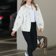 *EXCLUSIVE* Jessica Biel heads to a meeting in Brentwood, wearing sunglasses and carrying a Louis Vuitton bag