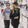 EXCLUSIVE: *NO DAILYMAIL ONLINE* Nicole Kidman And Her Daughters, Sunday, 15 And Faith, 12, Spotted Making Their Way Through Sydney Airport To Catch A Flight Back "Home" To The USA