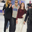 EXCLUSIVE: *NO DAILYMAIL ONLINE* Nicole Kidman And Her Daughters, Sunday, 15 And Faith, 12, Spotted Making Their Way Through Sydney Airport To Catch A Flight Back "Home" To The USA