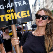 SAG-AFTRA Strike Picket Line, New York, USA - 14 Jul 2023