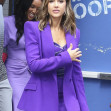 Lizzy Mathis and Jessica Alba seen at Good Morning America promoting new series Honest Renovations