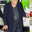 Christopher Walken arrives at Robert De Niro's 80th birthday in New York City