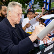 Christopher Walken arrives at Robert De Niro's 80th birthday in New York City