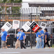 WGA Protests Outside DWTS Rehearsal Studio In Hollywood
