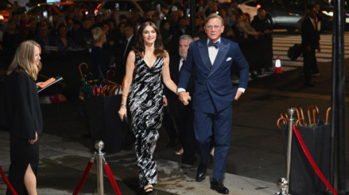 Discreții Daniel Craig și Rachel Weisz, de mână pe covorul roșu. Fostul James Bond, schimbare de look, soția lui, o superbitate de femeie