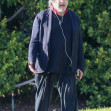 EXCLUSIVE: Al Pacino Seen Leaving The Four Seasons With his Shrek Phone case