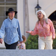 *EXCLUSIVE* Cameron Diaz steps out with her lookalike mother and daughter as they take in the sights in Santa Barbara***web must call for pricing***