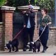 *PREMIUM-EXCLUSIVE* *MUST CALL FOR PRICING* *WEB EMBARGO UNTIL 22:00 HRS UK TIME ON OCT 15th, 2023* Dog-walking pals Helena Bonham Carter and Freddie Highmore's bond is still as strong as ever - after first appearing together on screen 24 years ago as mot