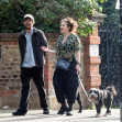 *PREMIUM-EXCLUSIVE* *MUST CALL FOR PRICING* *WEB EMBARGO UNTIL 22:00 HRS UK TIME ON OCT 15th, 2023* Dog-walking pals Helena Bonham Carter and Freddie Highmore's bond is still as strong as ever - after first appearing together on screen 24 years ago as mot