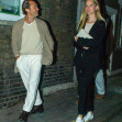 *EXCLUSIVE* Jude Law along with his wife Phillipa Coan and father in-law are all smiles after a drink at the Soho hotel