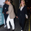 *EXCLUSIVE* Jude Law along with his wife Phillipa Coan and father in-law are all smiles after a drink at the Soho hotel