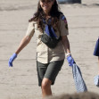 *EXCLUSIVE* Ashton Kutcher and Mila Kunis lead beach cleanup with Cub Scout Den